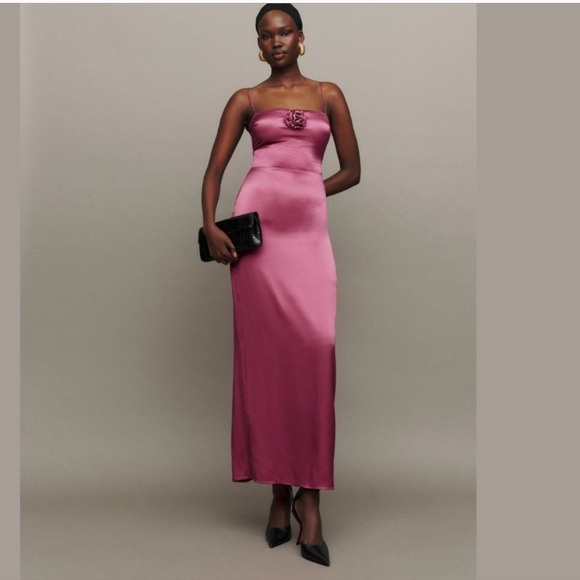 REFORMATION FRANKIE DRESS SIZE 4 - Picture 2 of 4